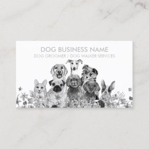 Carte De Visite Toiletteur pour chiens Boutique de garde d'animaux