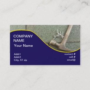 Carte De Visite toit de bardeau