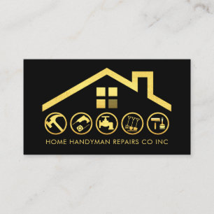 Carte De Visite Toit d'or outils de main