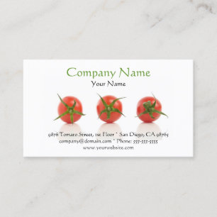 Carte de visite tomate
