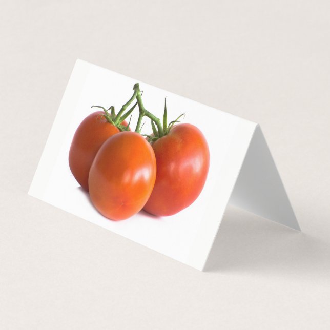 Carte De Visite Tomates (Devant)
