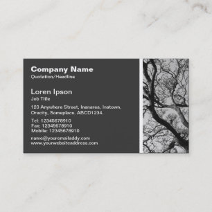 Carte De Visite Ton texture - Branches Magnolia