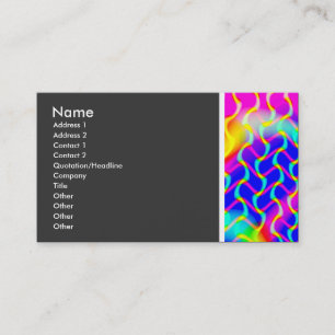 Carte De Visite Tonalité Texture (Belles Vagues) II