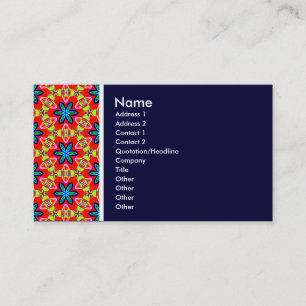 Carte De Visite Tone Texture - Terrazzo 04 - Marine profonde
