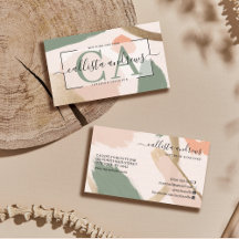 Tons de la Terre Abstrait moderne Signature or Scr
