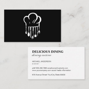 Carte De Visite Toque   Outils de cuisine