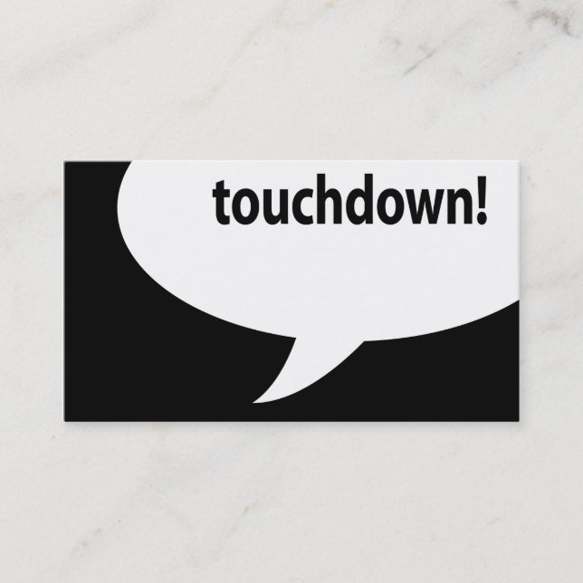 Carte De Visite touchdown! (Devant)