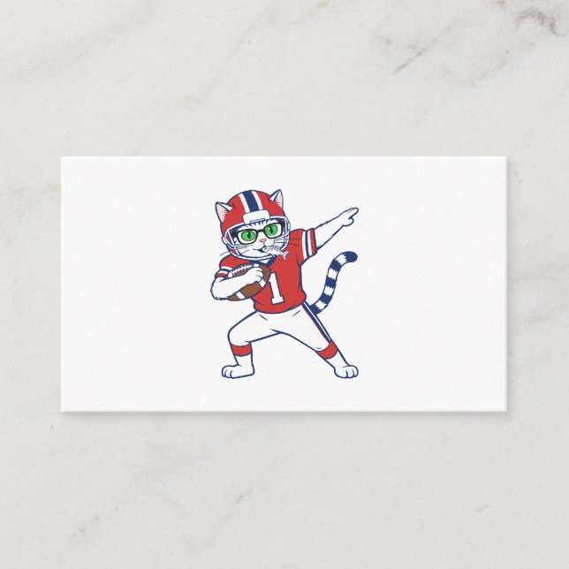 Carte De Visite Touchdown Chat  (Devant)