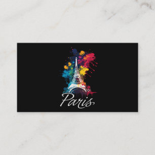 Carte De Visite Tour Eiffel Paris Filles Voyage Vacances France So