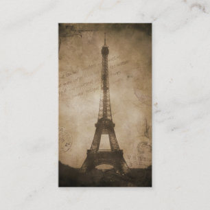 Carte De Visite Tour Eiffel vintage