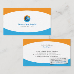 Carte De Visite Tourisme   Agent de voyage