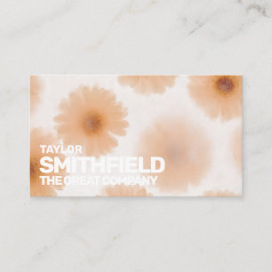 Carte de visite tournesol