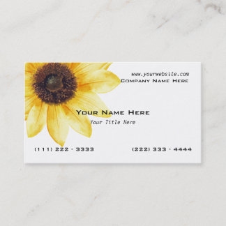 Carte De Visite Tournesol