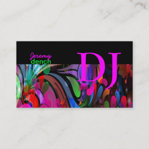 Carte De Visite Tournoi de PixDezines Retro DJ+disco