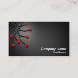 Carte De Visite Tous les points - Rouge