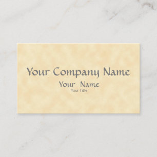 Carte de visite tout-usage Classy Natural Parchmen