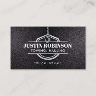 Carte De Visite Towing Slogans