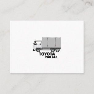 CARTE DE VISITE TOYOTA POUR TOUS
