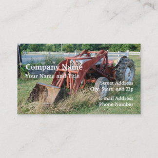 Carte De Visite tracteur