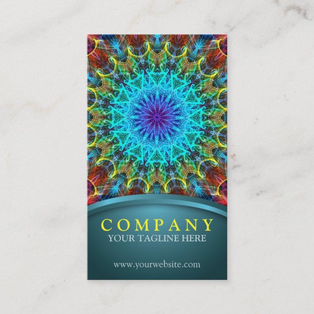 Carte De Visite Traction dans le mandala (Devant)