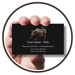 Carte De Visite Trader boursier professionnel
