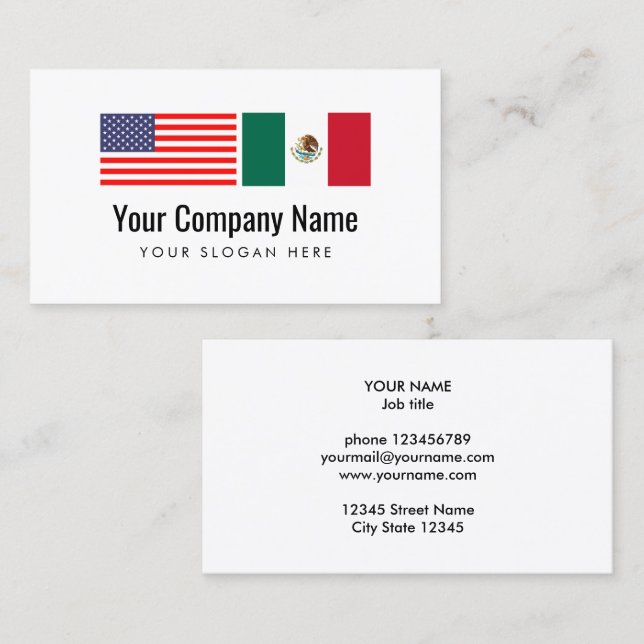 Carte De Visite Traducteur de services de traduction anglais espag (Devant / Derrière)