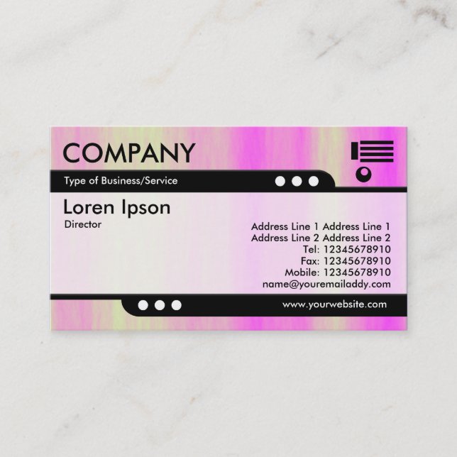 Carte De Visite Train à balles - Ciel Alien (Devant)