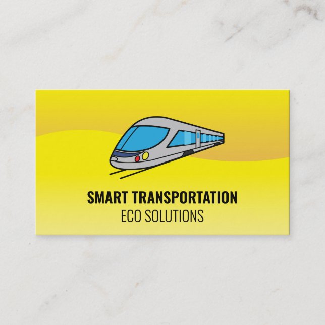Carte De Visite Train à grande vitesse (Devant)