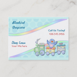 Carte De Visite Train Bluebird