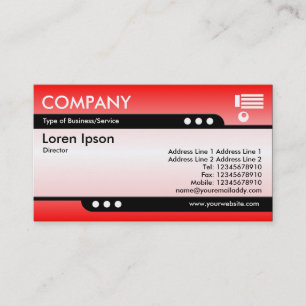 Carte De Visite Train de balle - lueur 03 d'horizon