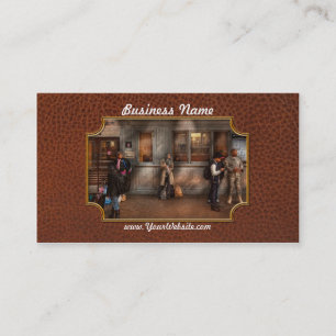 Carte De Visite Train - Gare - En attente du prochain train