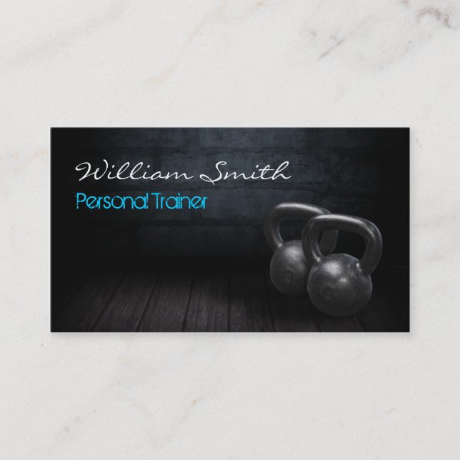 Carte De Visite Trainer personnel Business card (Devant)
