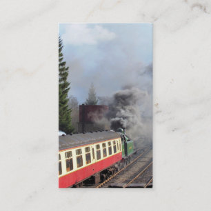 CARTE DE VISITE TRAINS À VAPEUR