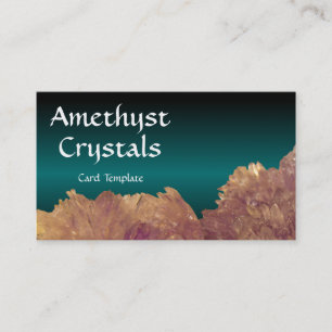 Carte De Visite Traitement des cristaux d'méthyste