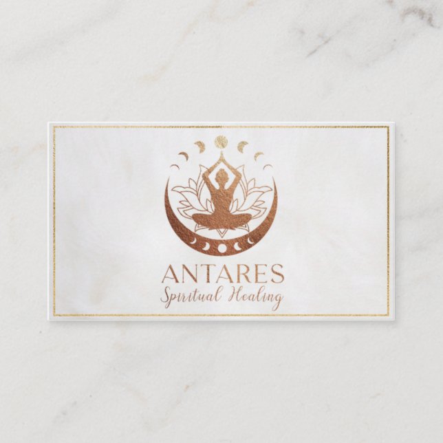 Carte De Visite Traitement Spirituel Antares (Devant)