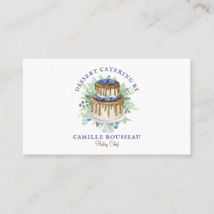 Carte De Visite Traiteur dessert Chef pâtissier