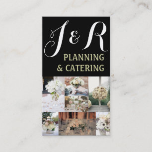 Carte De Visite Traiteur Fête Organisateur de Mariage Restaurant