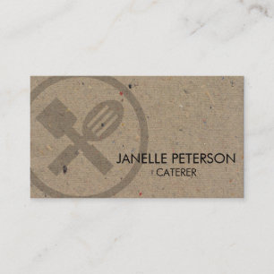 Carte De Visite Traiteur Restauration Alimentaire