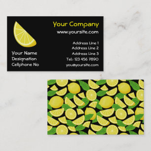 Carte De Visite Tranche de citron