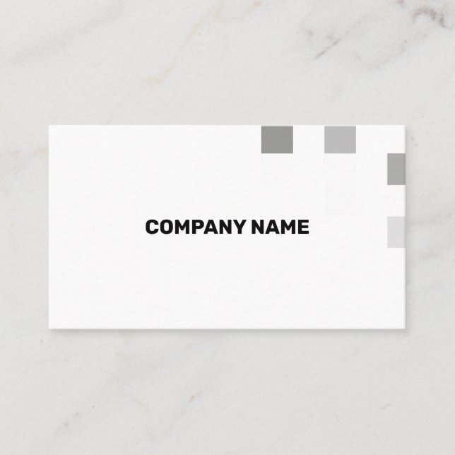 Carte De Visite Transparence contemporaine en blanc fin (Devant)
