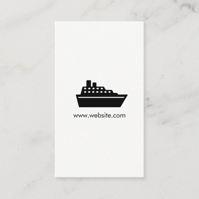 Carte De Visite Transporteur / agent de voyage (Devant)