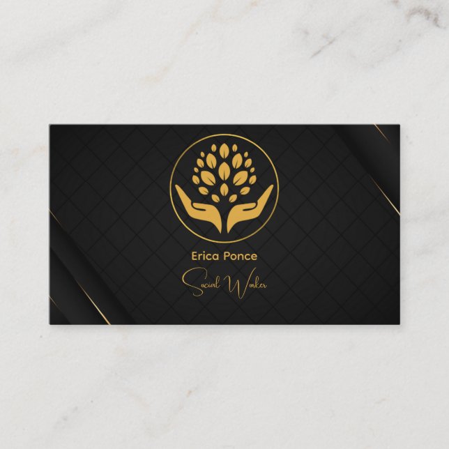 Carte De Visite Travailleur social (Devant)