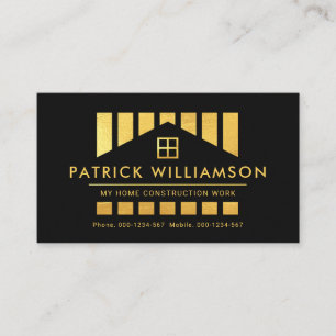 Carte De Visite Travaux de profilage de la maison d'or