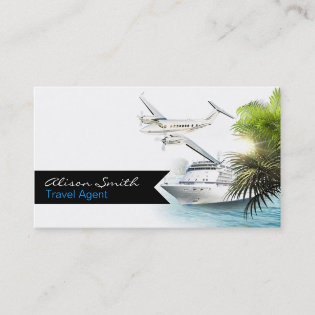 Carte De Visite Travel Agent (Devant)
