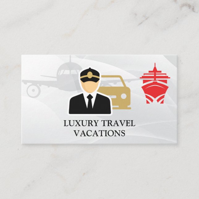 Carte De Visite Travel | Personal Driver | Assistant (Devant)
