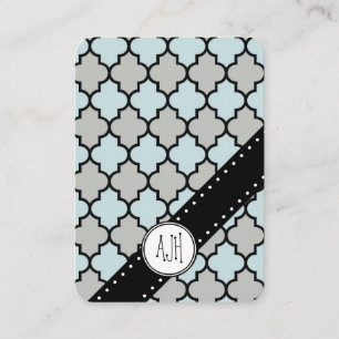 Carte De Visite treillis marocain, Latticerie, Quatrefoil, treilli