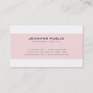 Carte De Visite Trending Professional Sleek Moderne Design Luxe