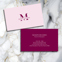 Trendy Bold Chic Monogram