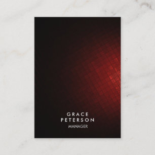 Carte De Visite Trendy Elegant Dark Red Tiles Professionnel Modern