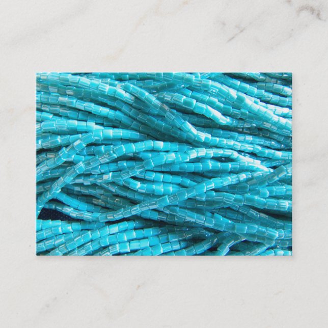 Carte De Visite Tresses de perles (Devant)